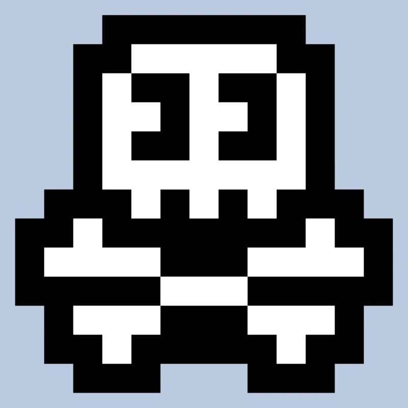 Crâne mignon 8bit