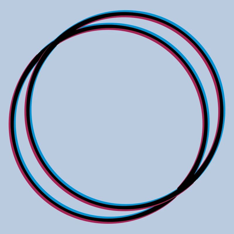 2 circles 3D