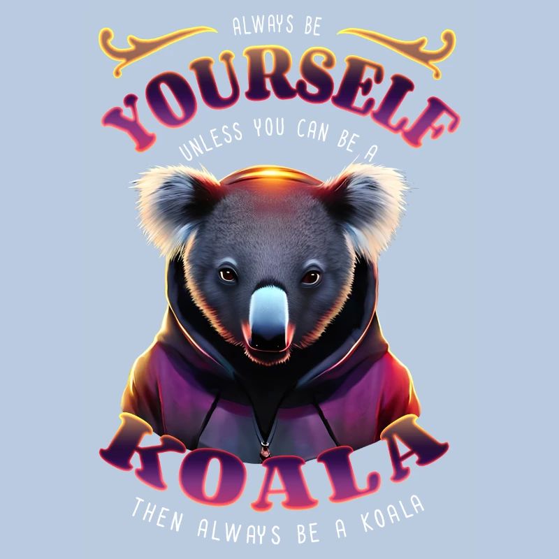 Sei immer du selbst - Koala - Spruch