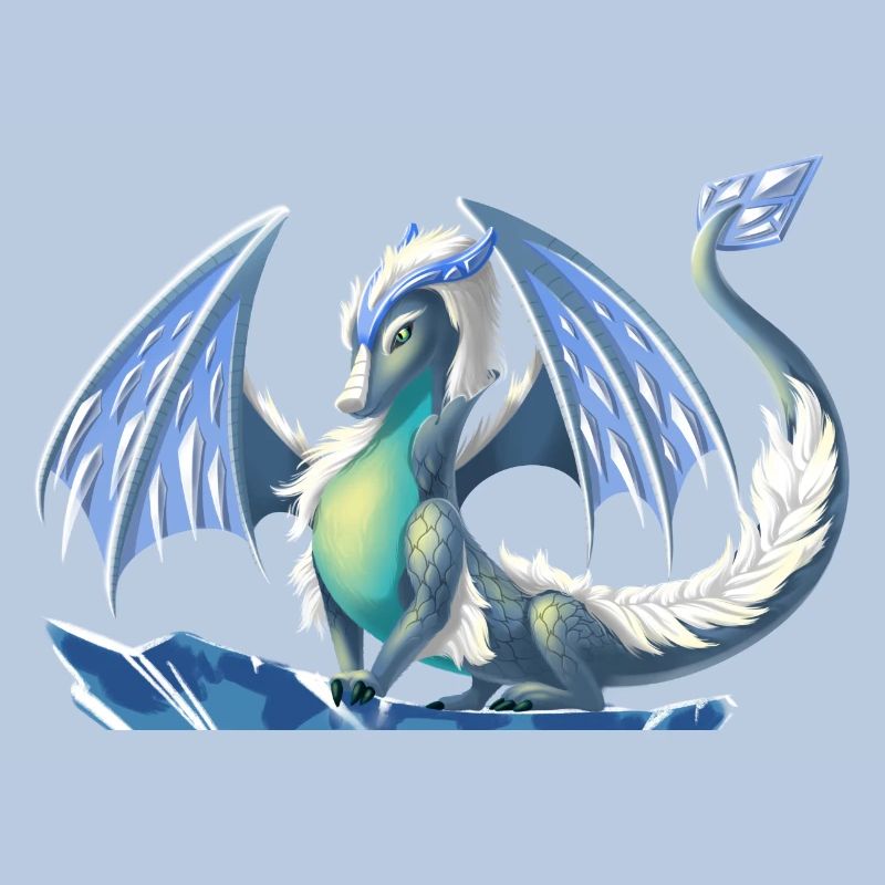 Magischer Eis Drache - Drachen der Elemente