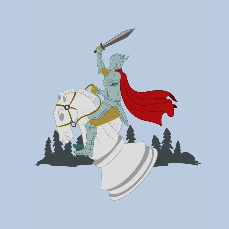 Cadeau de cavalier d'échecs de chevalier d'échecs