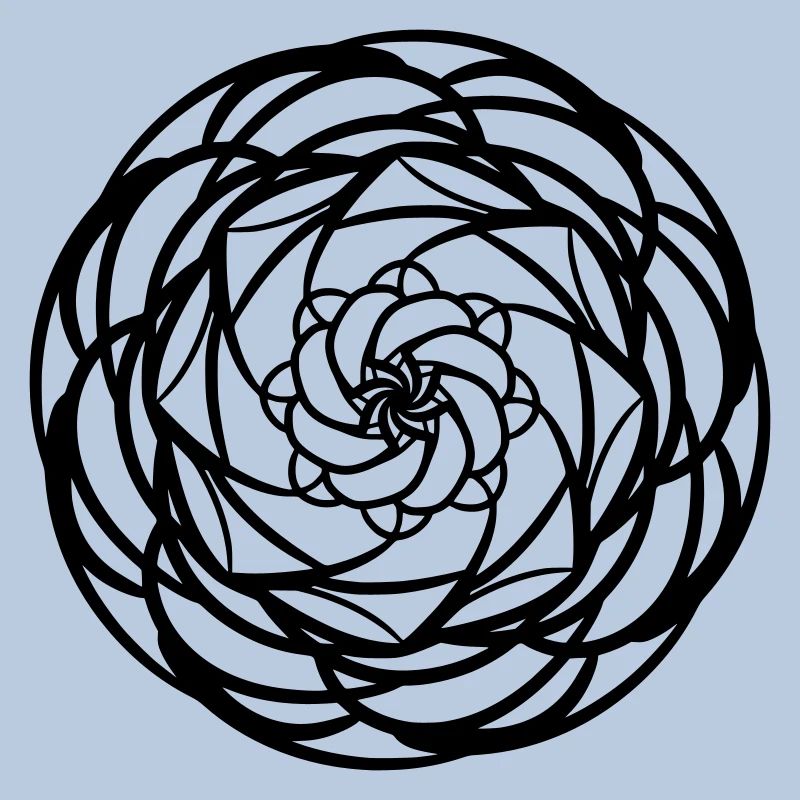 Round Mandala Pattern