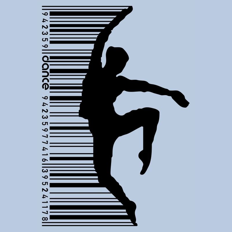 Dancer in QR Code Style