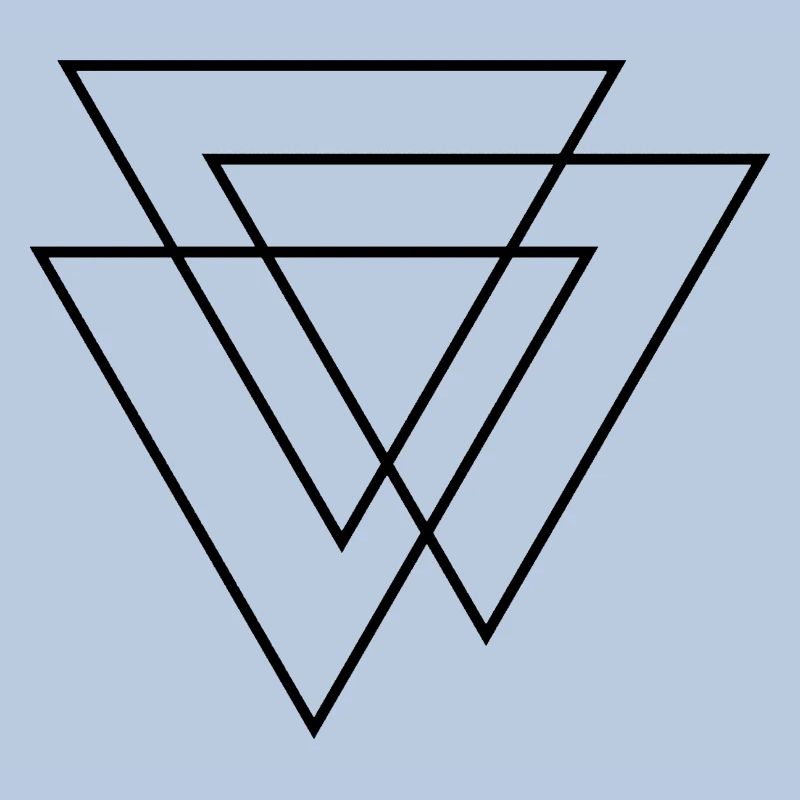 Triangles 3D - Trois Triangles - Trois Triangles Design