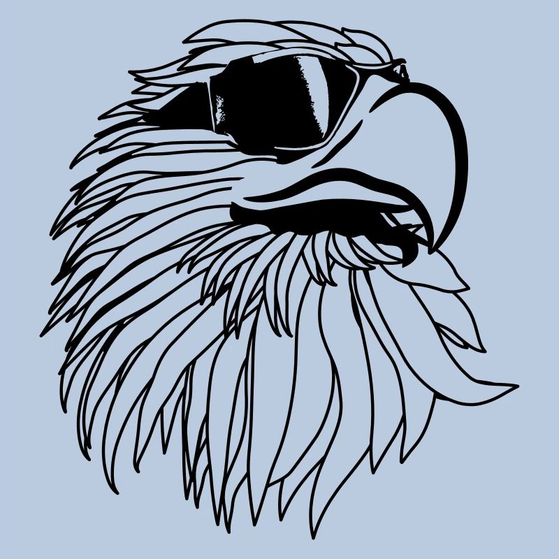 Aigle de cool lunettes de soleil tête Eagle
