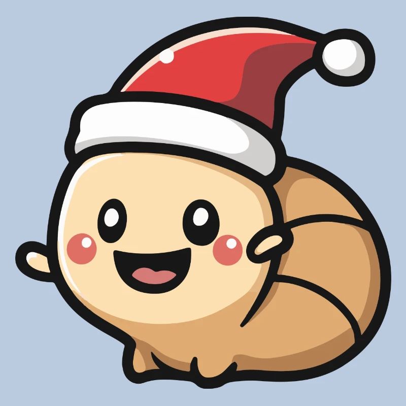 Escargot Noël Mignon