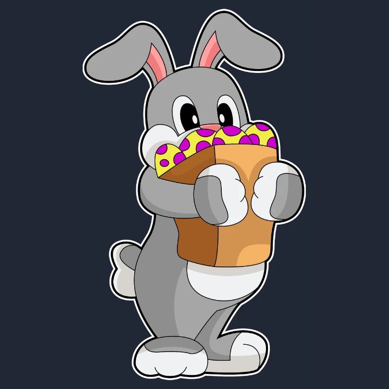Bunny Easter Easter Egg Shopping