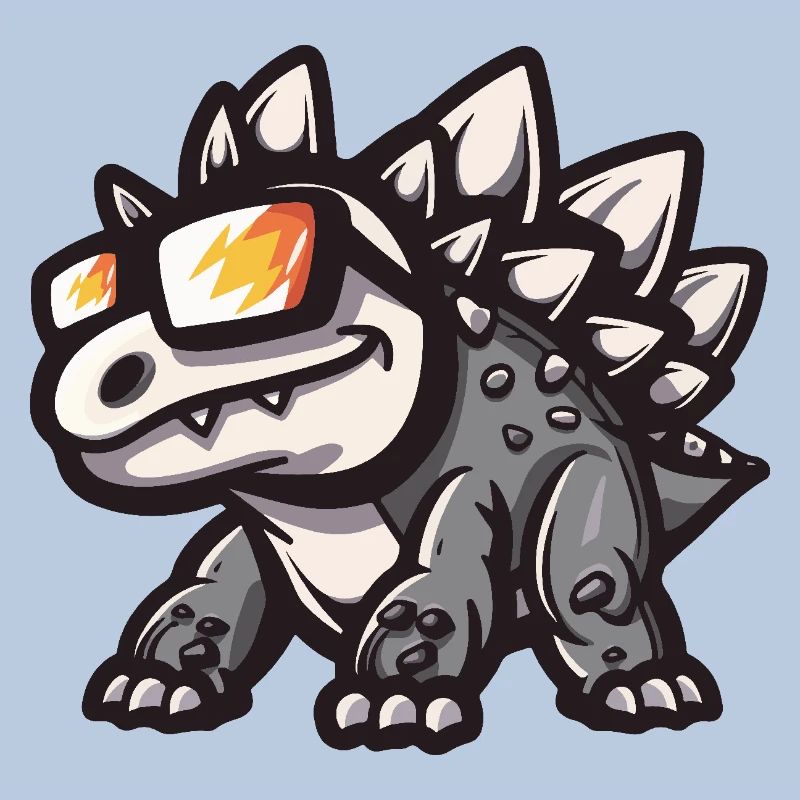 Dinosaurier stegosaurus Cool Comic