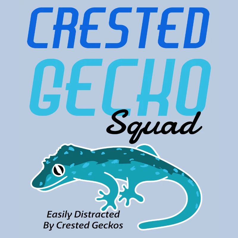 Crested Geckos Squad Ironic Saying Cute Lizard