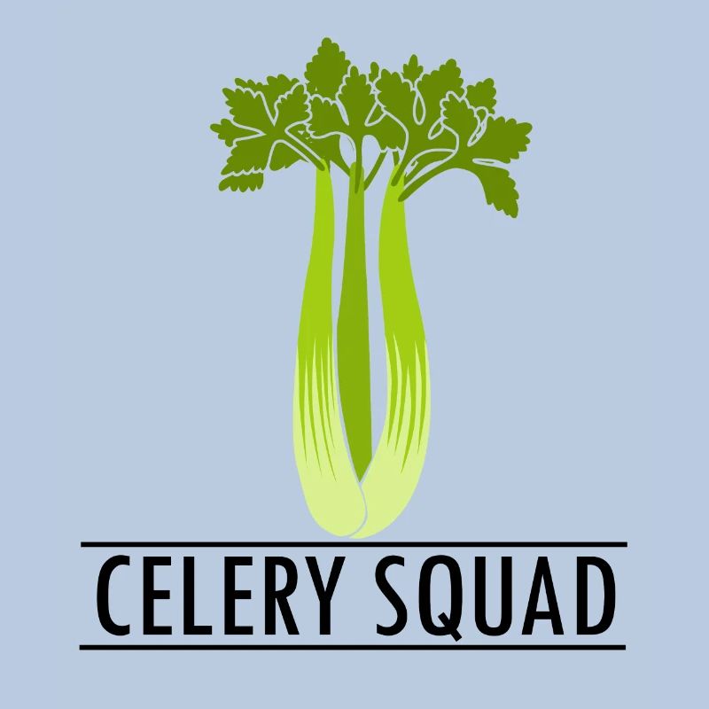 Celery Squad Vegetable Fan Ironic Leek