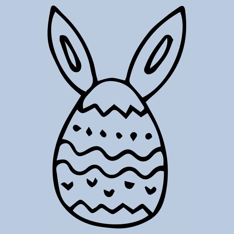 Easter egg with rabbit ears gift idea Easter gift
