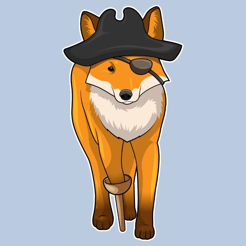 Fox Pirate Eye Patch