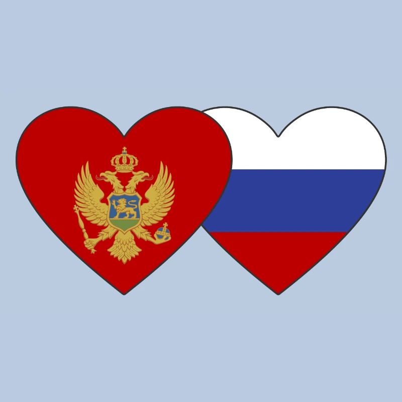 Monténégro Drapeau de la Russie