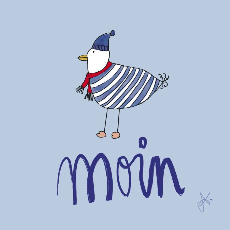 Moin Möwe Ringelshirt
