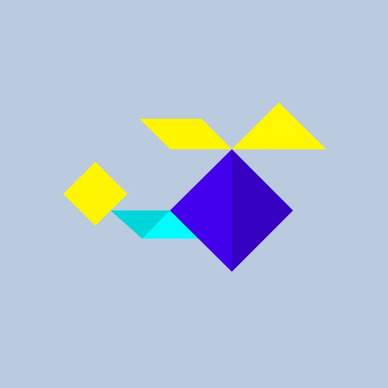Hélicoptère - Tangram
