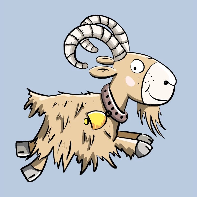 Erratic Goat I Aries I Goat Gift