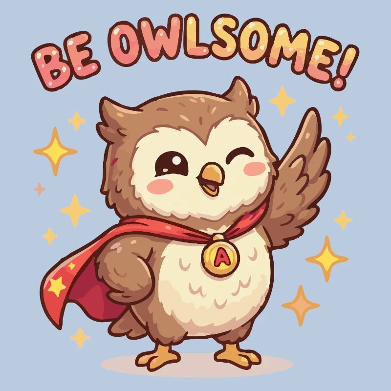 Be Owlsome Superhelden-Eule