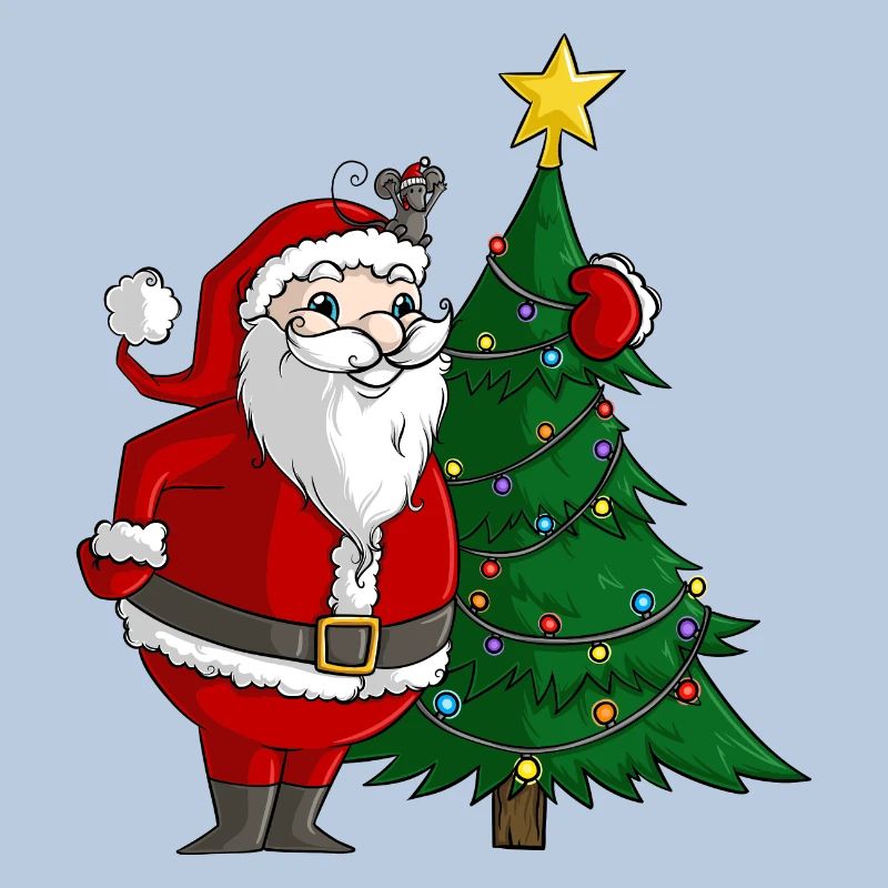 Niedlicher Comic Weihnachtsmann