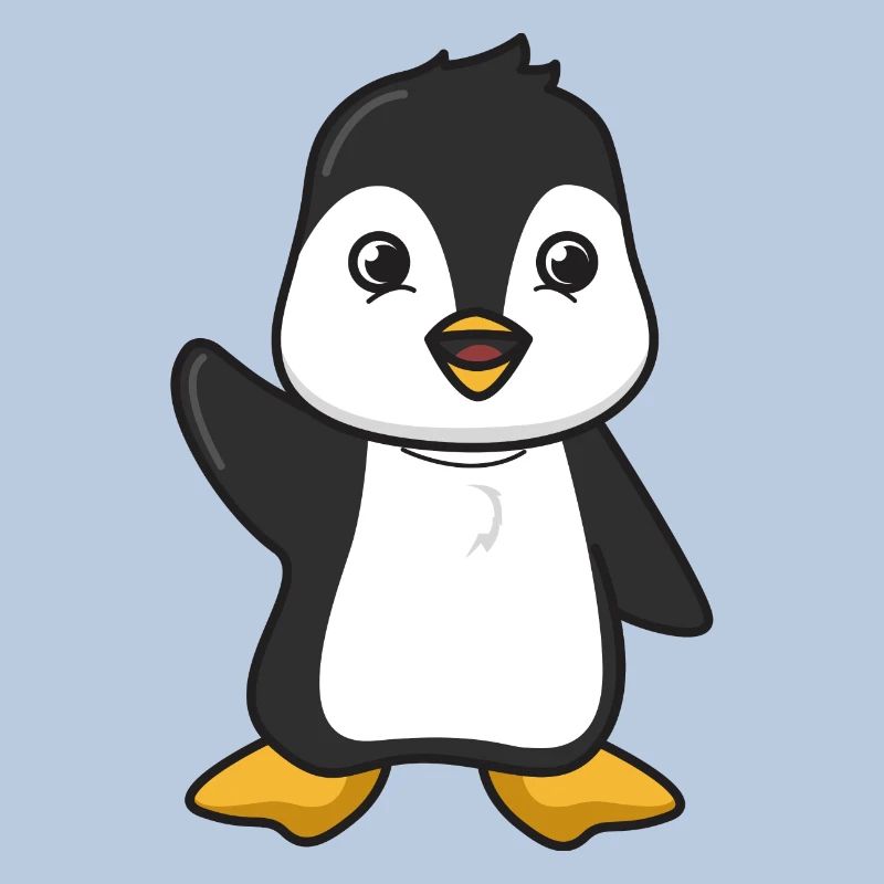 Pinguin Geschenk Tier niedlich Comic Tier Pinguine