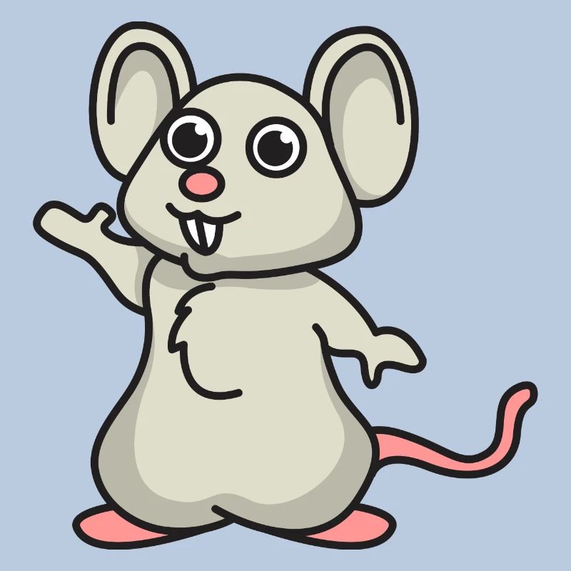 Maus Comic Mäuse Geschenk Haustier Tier niedlich