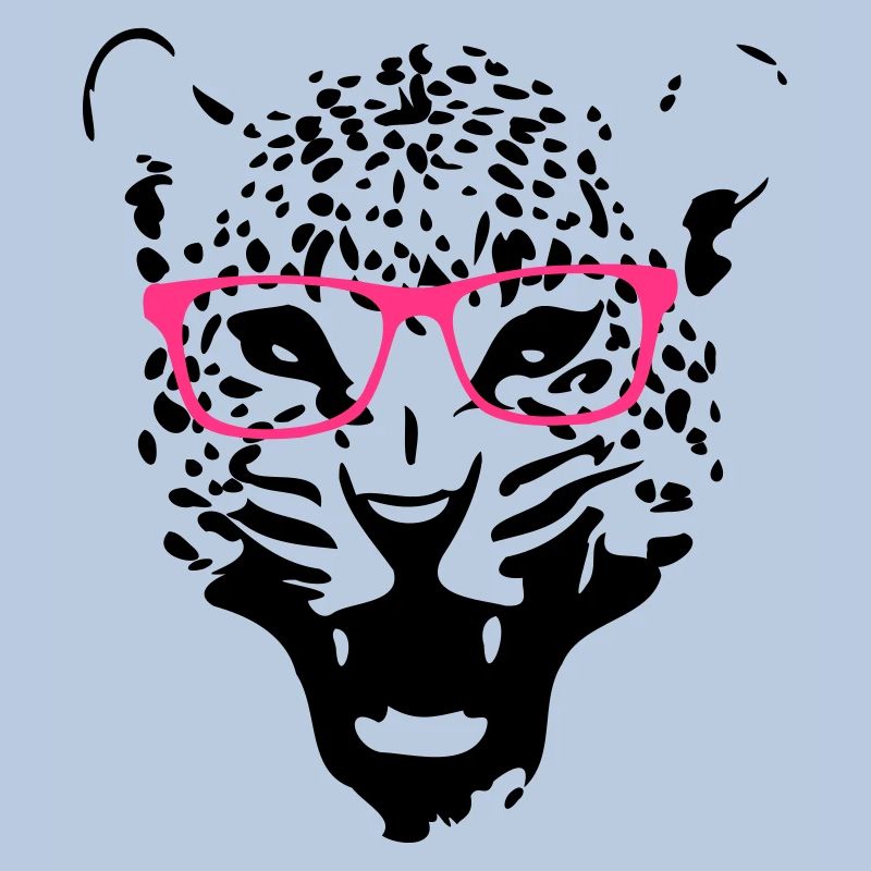 Leopard nerd glasses 2c