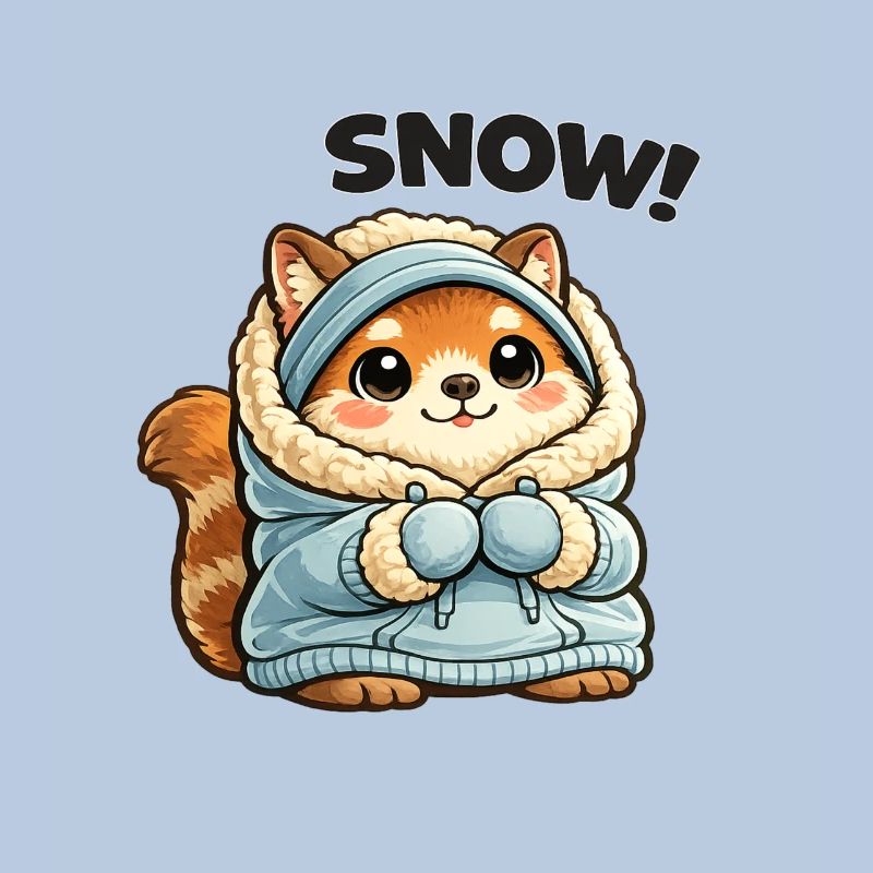 Fuchs im Winterpullover