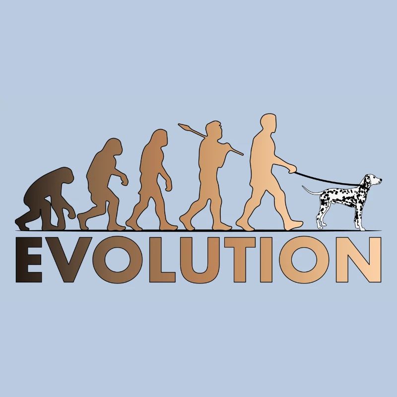 Évolution dalmate Brun
