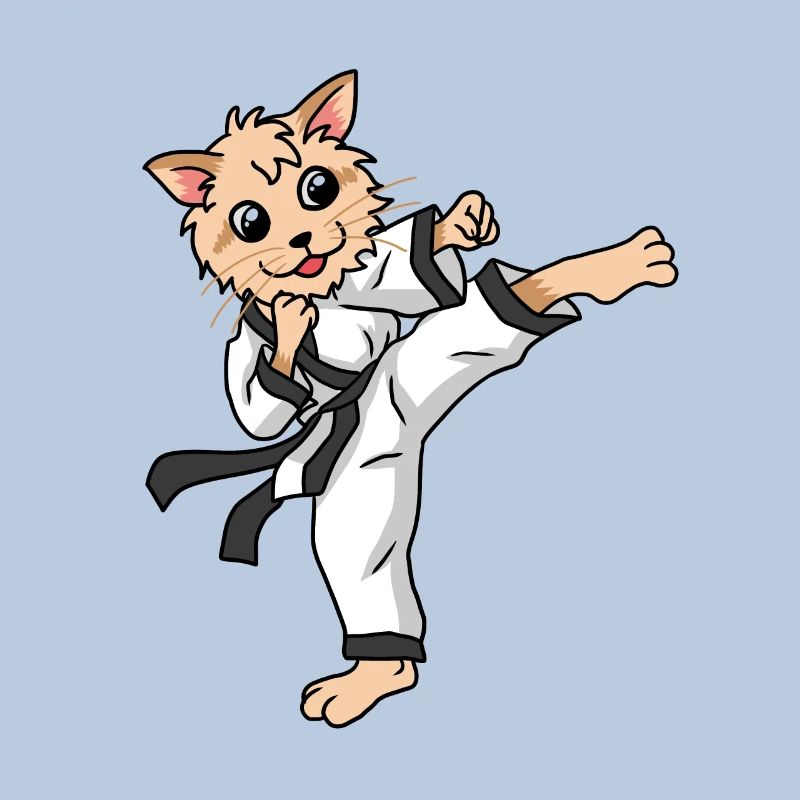 Chat de Karaté
