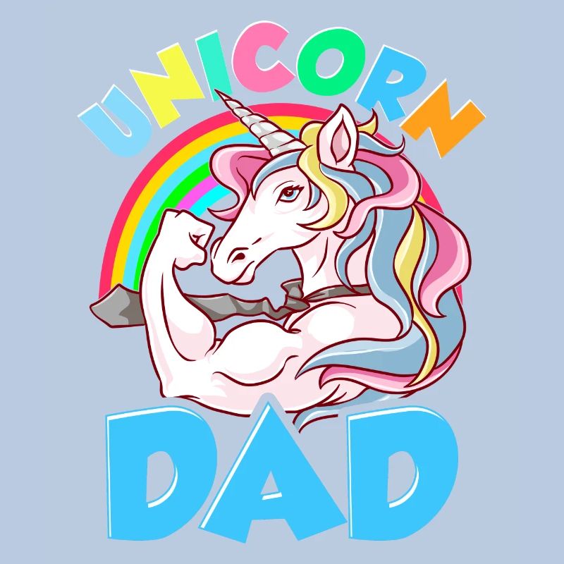 Awesome Einhorn Papa Coole Einhorn Väter