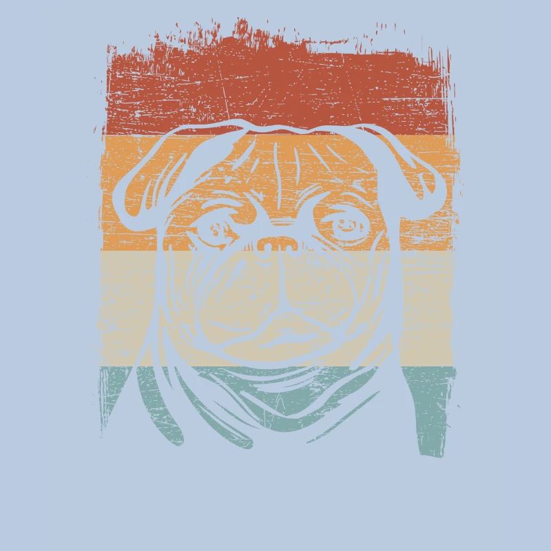 Pug pug retro