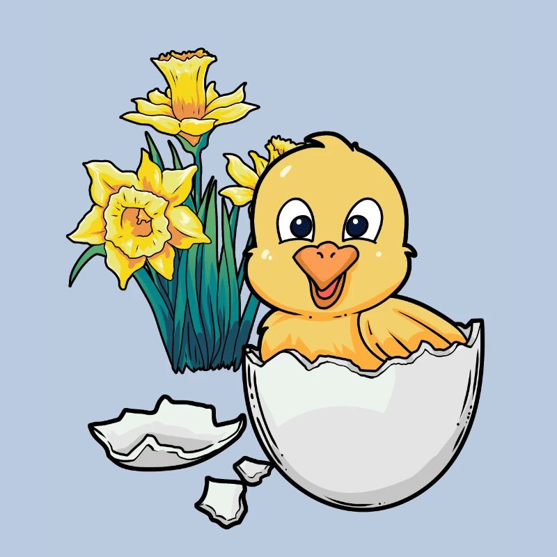 Joyeux Easter Chicks Easter Egg Kids Bébé Chick Egg Egg