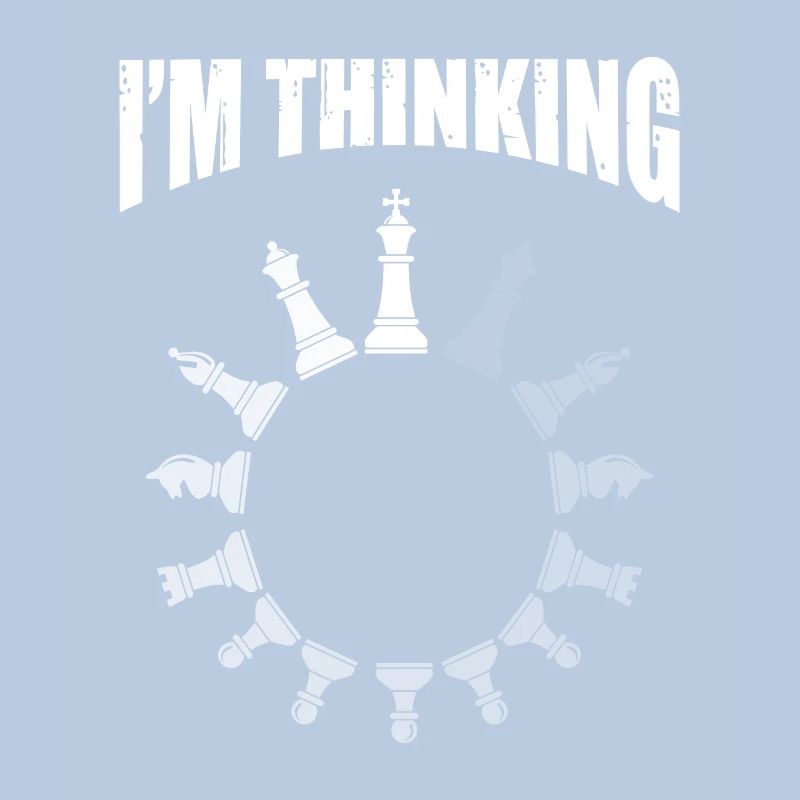 Chess King Chess Queen Chessmaster I’m Thinking