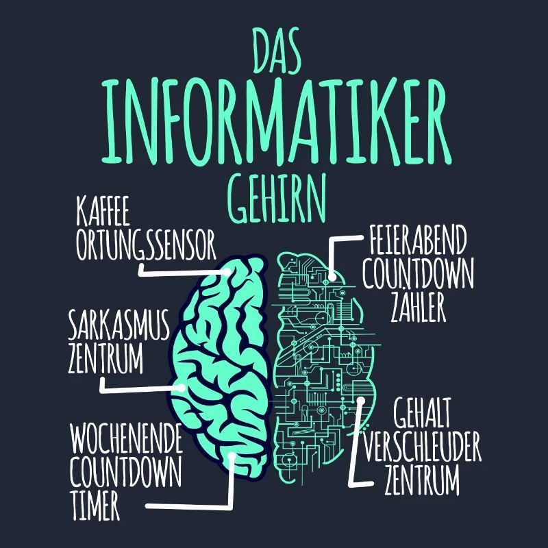 Informatiker Informatik Programmierer Nerd Geek