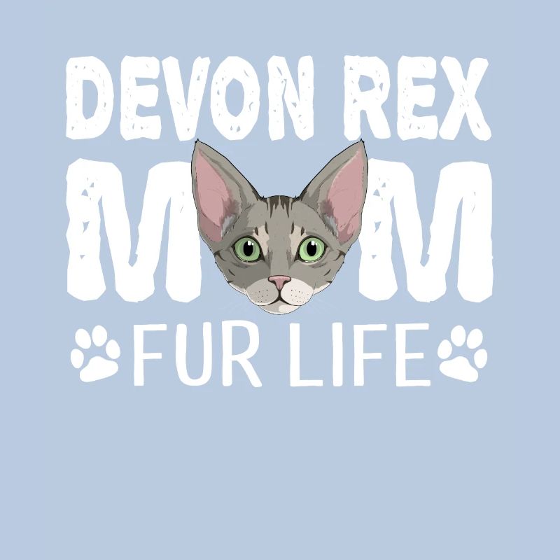 Devon Rex Katze Mutter Pelz Leben Kitty Wortspiel