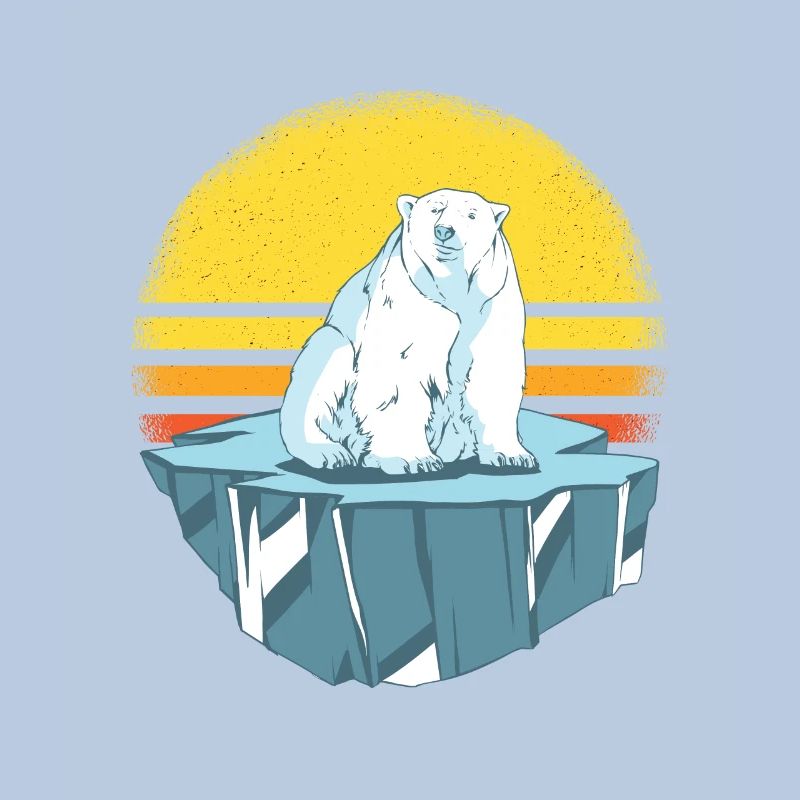 Eisbär auf Eisberg Eisbären Geschenkidee