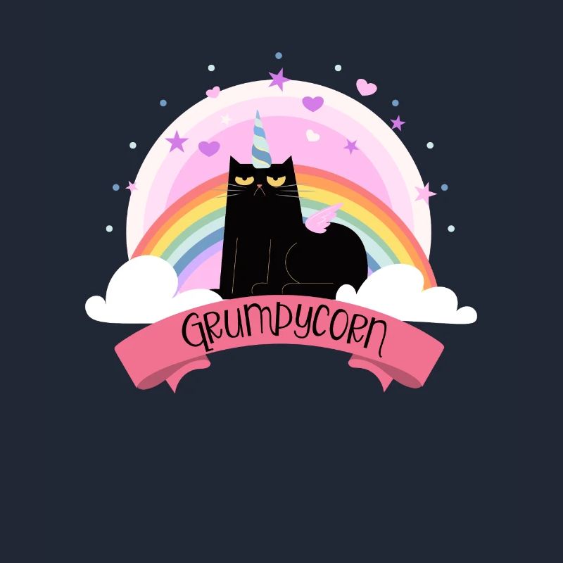 Grumpycorn Grumpy Einhorn Katze