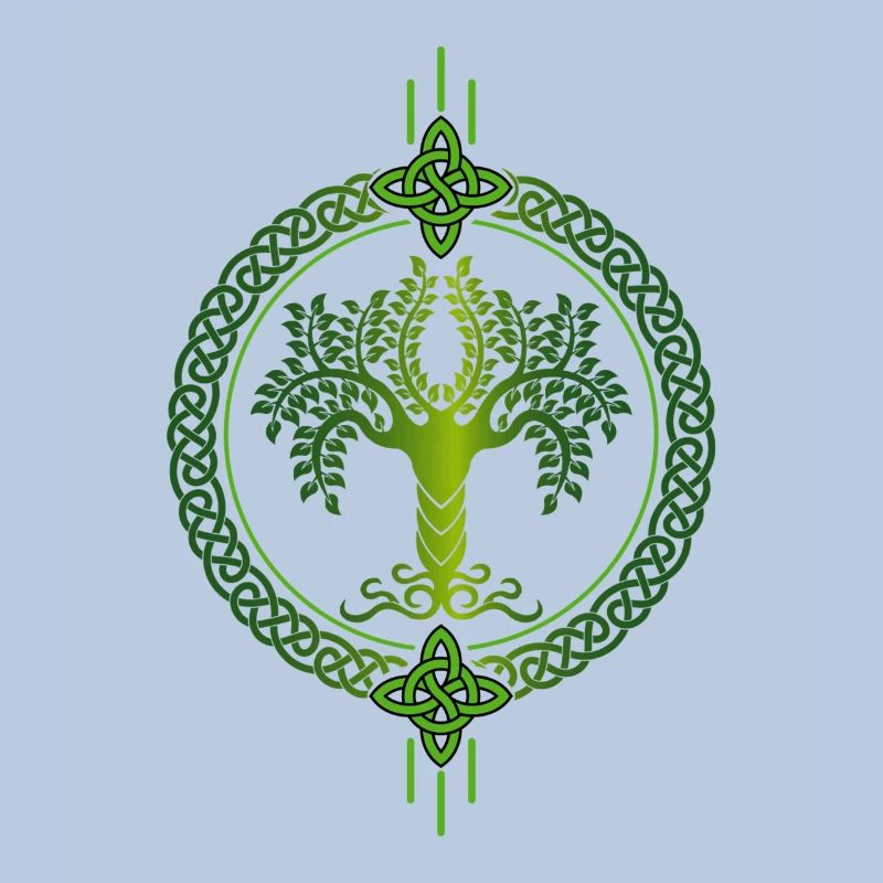 Lebensbaum, Lebensbaum, Keltisches symbol, Celtic,