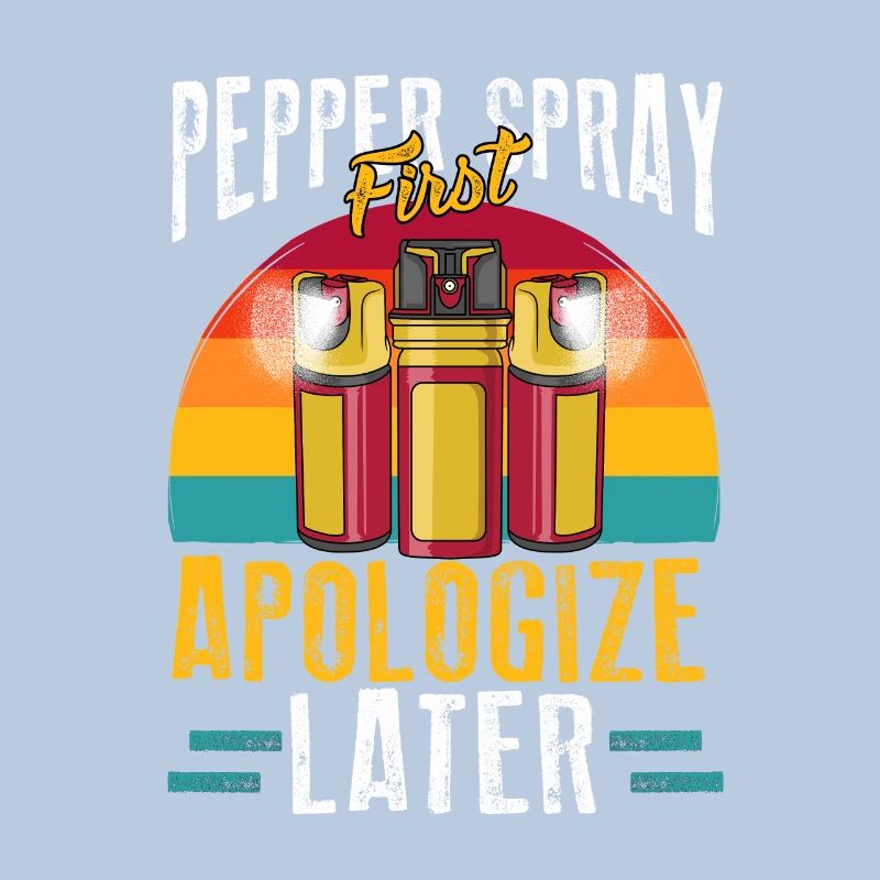 Pepper spray first, apologize later. Antisozial