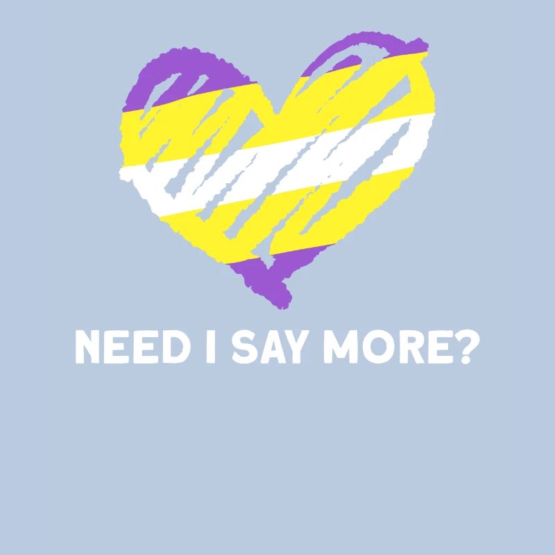 Non-binary non-binary flag LGBTQ gift