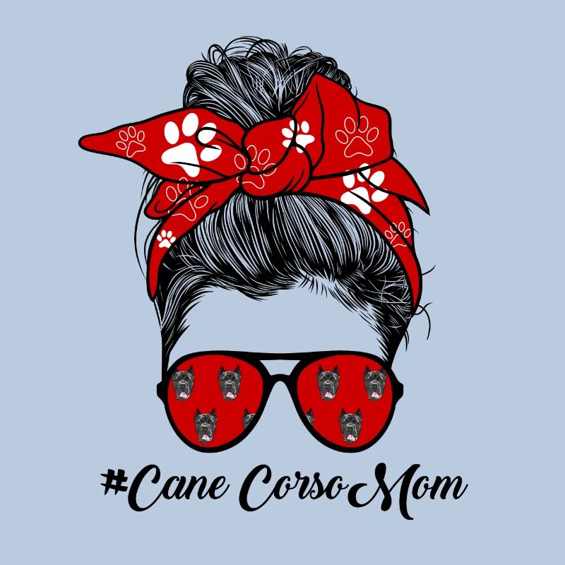 Cane Corso Mama Messy Bun Cane Corso