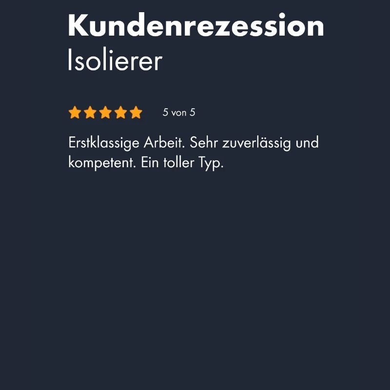 Isolierer I Isolierfacharbeiter oder