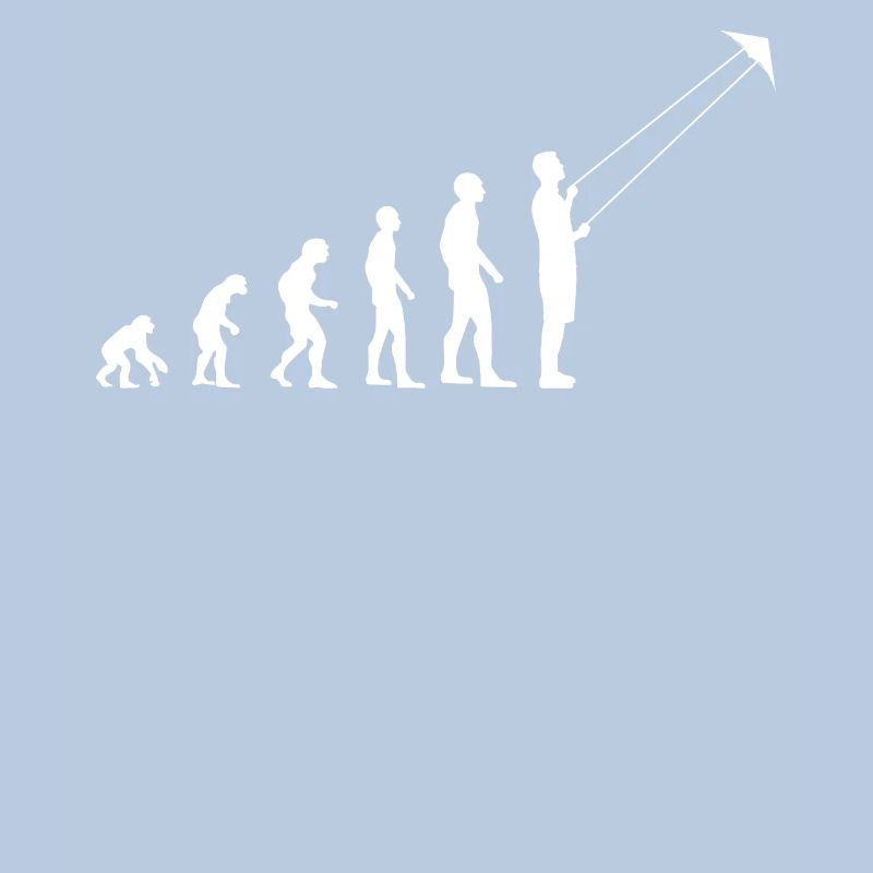 Drachenfliegen Evolution Drachensteigen Geschenk