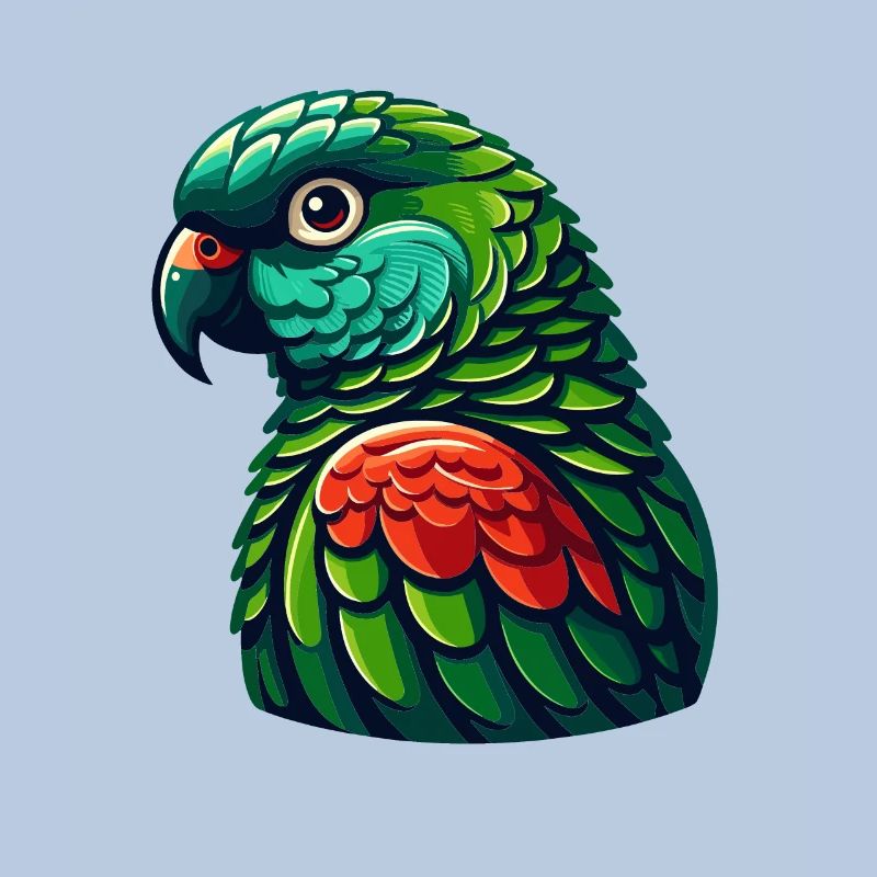 Conure à joues vertes Conure mignon Perroquet
