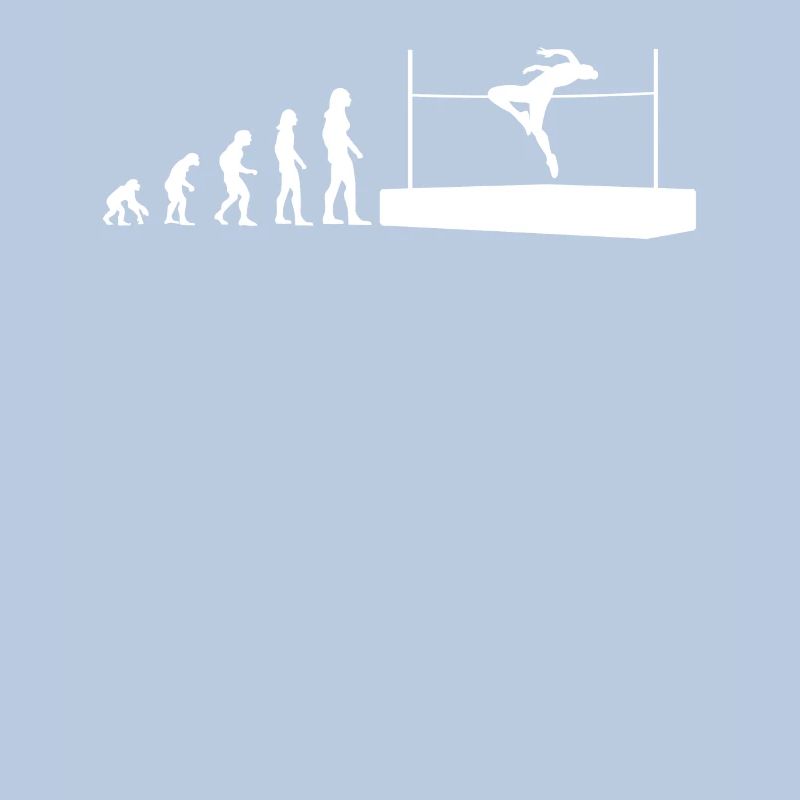 Evolution Hochsprung Athlet Geschenk