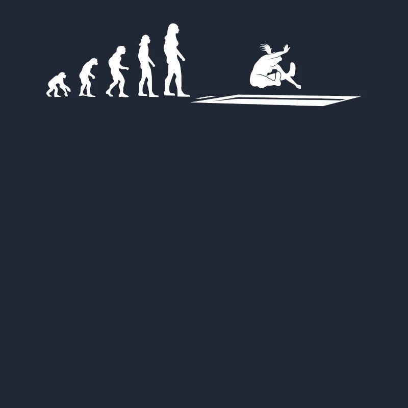 Long Jump Evolution Athlete Gift