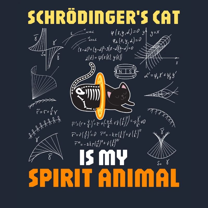 Physik Quanten Nerd Dead + Alive Schrödingers