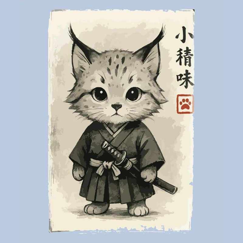 Katzen Samurai 