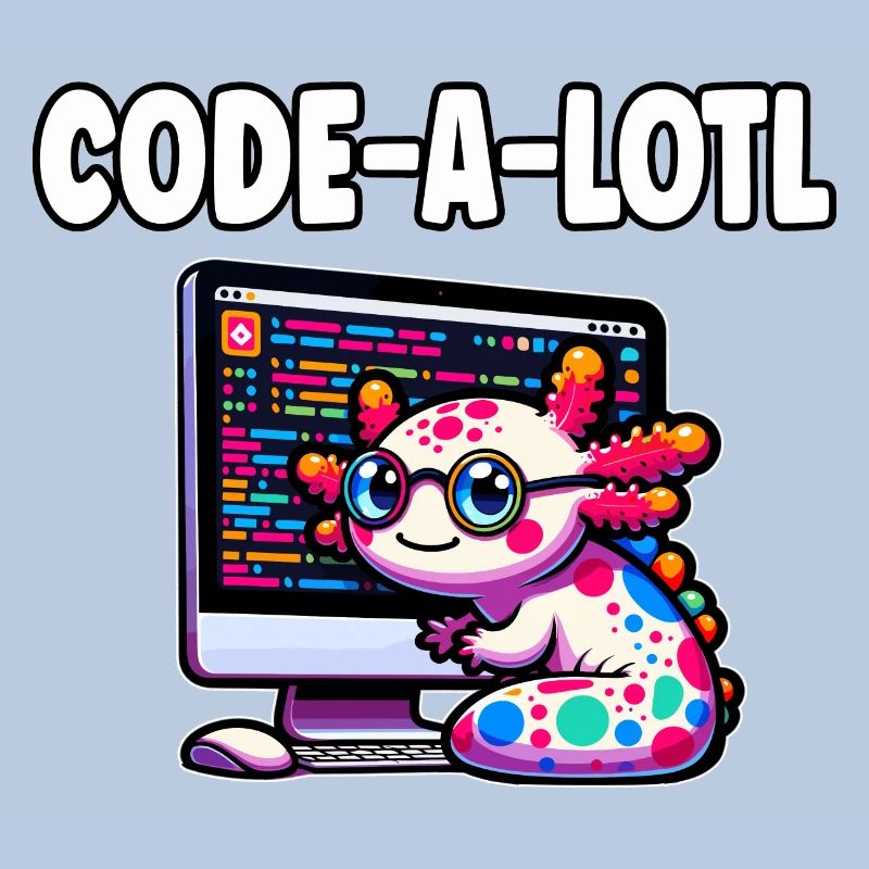 Lustige Codierung Axolotl Programmierung Geschenk