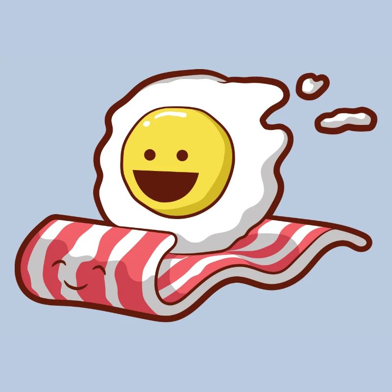 Frühstück Eier Bacon Geschenk