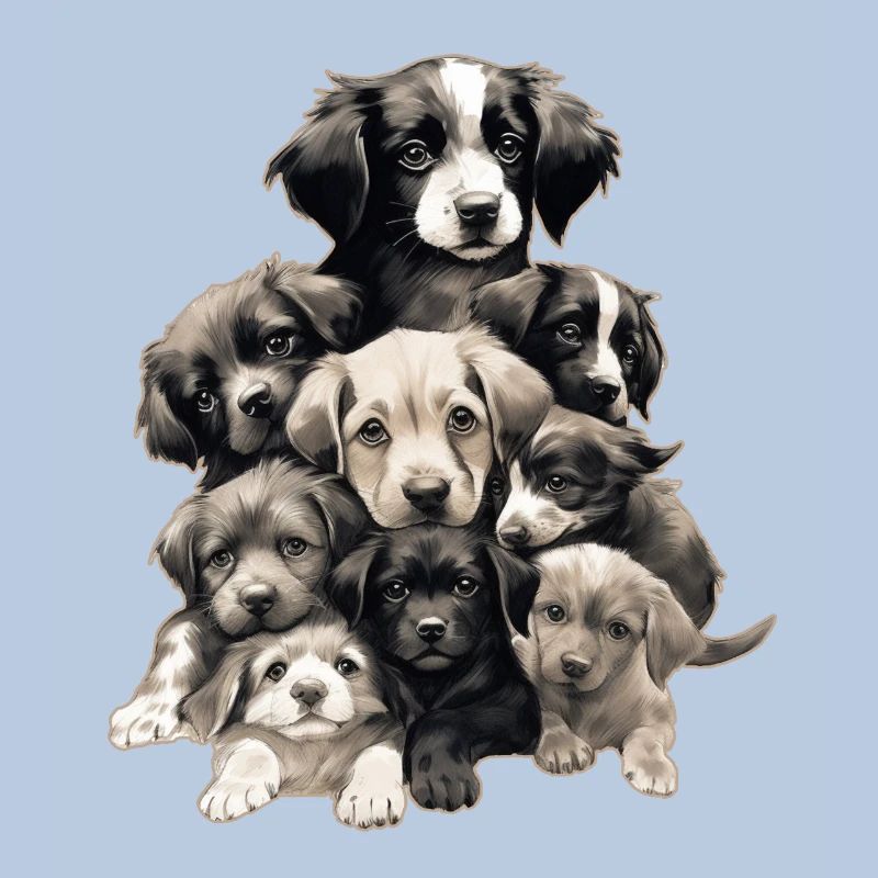 Chiens mignons
